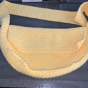 Cute Crochet yellow bag  🧶